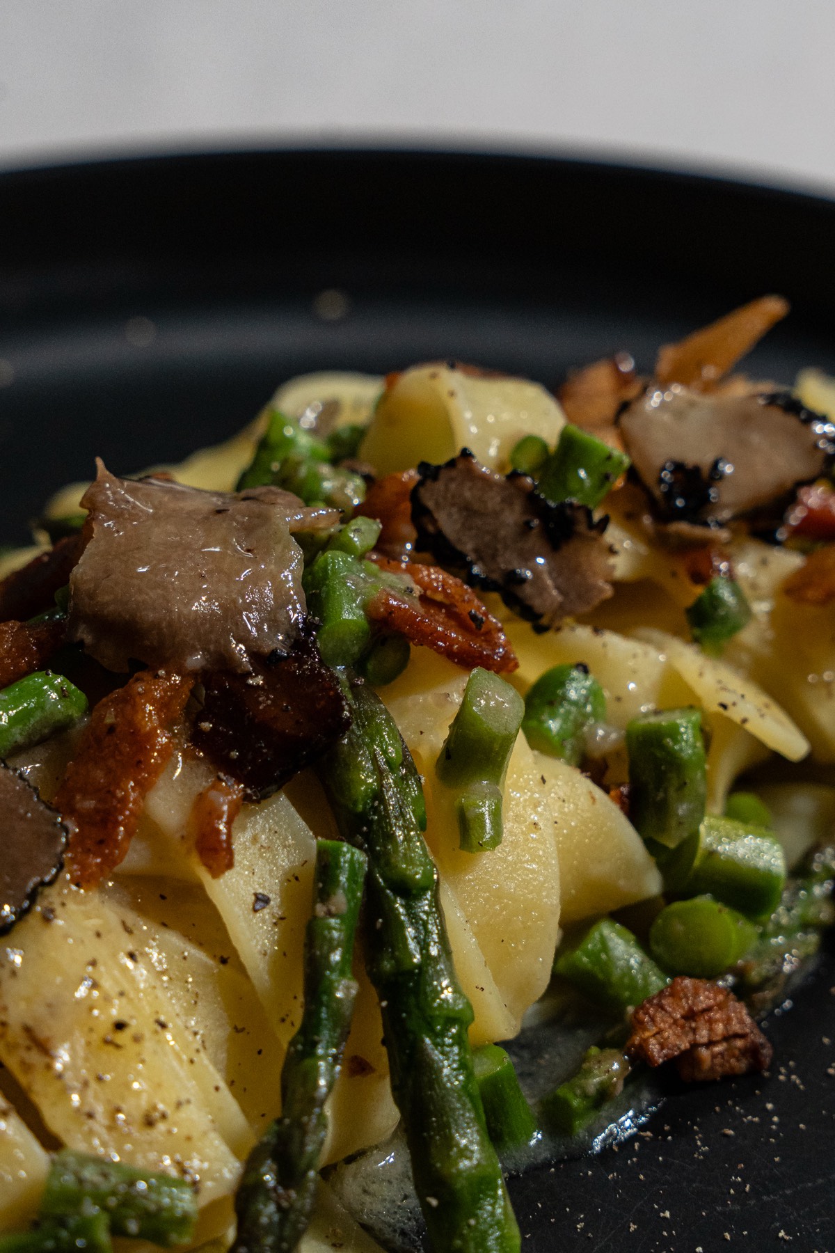 Tagliatelle con guanciale